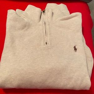 Polo Ralph Lauren oatmeal long sleeve quarter zip
